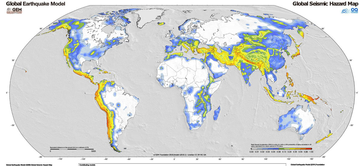 Dünya Deprem Risk Haritası